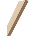 thumbnail image 1 of Ekena Millwork 3"W x 16"D x 22"H Traditional Rough Cedar Woodgrain TimberThane Knee Brace, Primed, 1 of 6