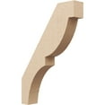 thumbnail image 1 of Ekena Millwork 3"W x 16"D x 22"H Valencia Rough Cedar Woodgrain TimberThane Knee Brace, Primed, 1 of 6