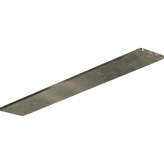 Ekena Millwork 3"W x 18"D Logan Hidden Support Bracket with 14" Support Depth, Stainless Steel (6-Pack)
