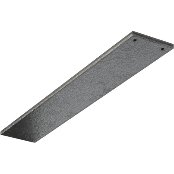 Ekena Millwork 3"W x 18"D Logan Hidden Support Steel Bracket w/ 14" Support Depth, Antiqued Pewter