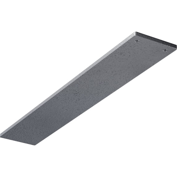 Ekena Millwork 3"W x 18"D Logan Hidden Support Steel Bracket w/ 14" Support Depth, Hammered Light Blue