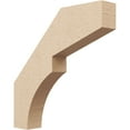 thumbnail image 1 of Ekena Millwork 3"W x 18"D x 18"H Monterey Rough Cedar Woodgrain TimberThane Knee Brace, Primed, 1 of 6