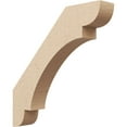 thumbnail image 1 of Ekena Millwork 3"W x 18"D x 18"H Olympic Rough Cedar Woodgrain TimberThane Knee Brace, Primed, 1 of 6