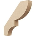 thumbnail image 1 of Ekena Millwork 3"W x 18"D x 18"H Ridgewood Rough Cedar Woodgrain TimberThane Knee Brace, Primed, 1 of 6