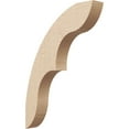 thumbnail image 1 of Ekena Millwork 3"W x 18"D x 24"H Ozark Rough Cedar Woodgrain TimberThane Knee Brace, Primed, 1 of 6