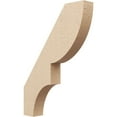 thumbnail image 1 of Ekena Millwork 3"W x 18"D x 24"H Ridgewood Rough Cedar Woodgrain TimberThane Knee Brace, Primed, 1 of 6