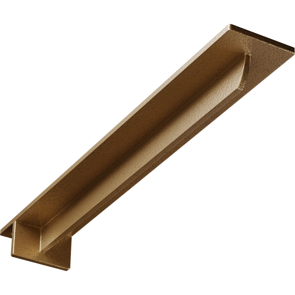 Hammered Gold 20'' Steel Hidden Support Bracket