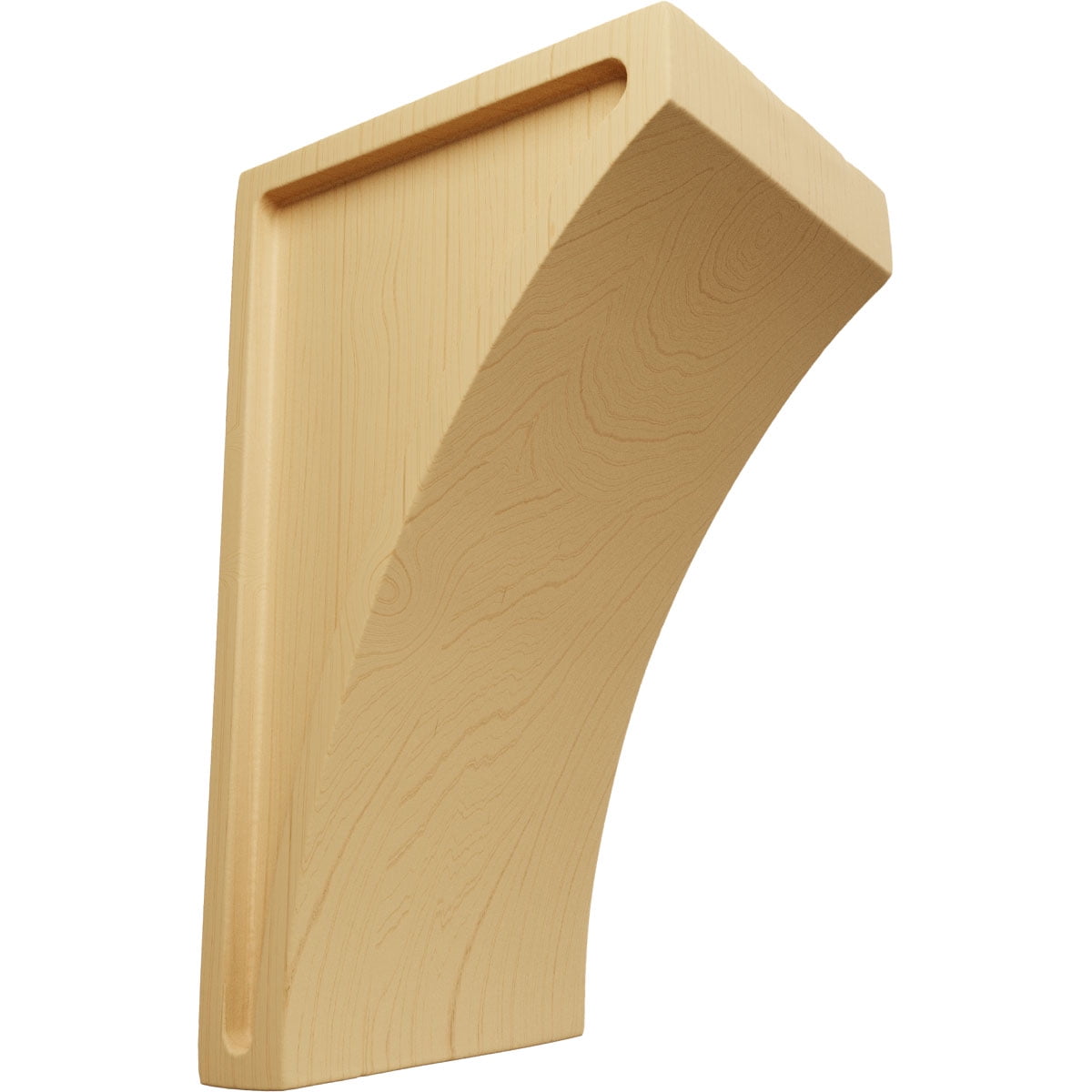 Alder 6" Hand-Carved Wood Corbel