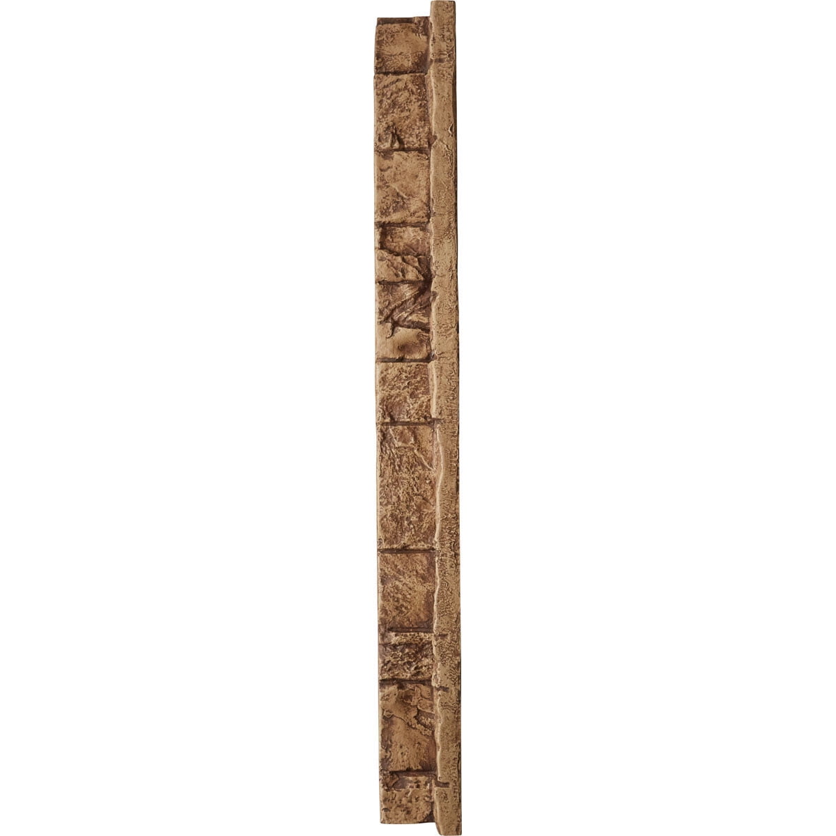 Ekena Millwork 3"W x 3"D x 48"H Universal Inside Corner for StoneWall Faux Stone Siding Panels, Sedona