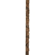 Ekena Millwork 3"W x 3"D x 48"H Universal Outside Corner for StoneWall Faux Stone Siding Panels, Canyon Brown