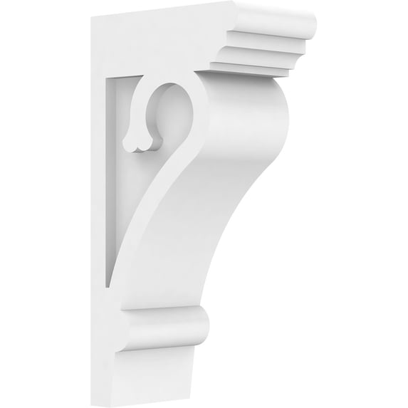 Ekena Millwork 3"W x 5"D x 10"H Standard Mayflower Architectural Grade PVC Corbel