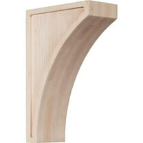 Ekena Millwork 3"W x 6 1/2"D x 10"H Large Lawson Wood Corbel, Alder