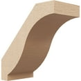 thumbnail image 1 of Ekena Millwork 3"W x 6"D x 6"H Baker Rough Cedar Woodgrain TimberThane Knee Brace, Primed, 1 of 6