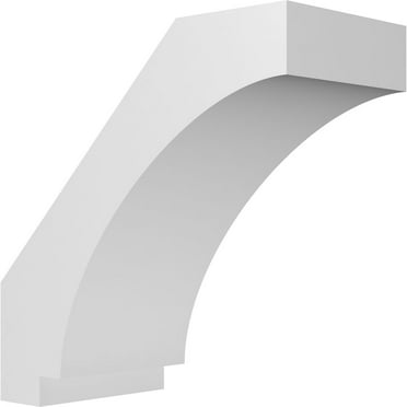 Ekena Millwork 3"W x 6"D x 6"H Imperial Architectural Grade PVC Knee Brace
