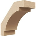 thumbnail image 1 of Ekena Millwork 3"W x 6"D x 6"H Merced Rough Cedar Woodgrain TimberThane Knee Brace, Primed, 1 of 6