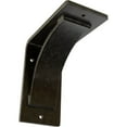 thumbnail image 1 of Ekena Millwork 3"W x 6"D x 6"H Morris Steel Bracket, Antiqued Warm Silver, 1 of 11