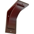 thumbnail image 1 of Ekena Millwork 3"W x 6"D x 6"H Morris Steel Bracket, Hammered Bright Red, 1 of 11