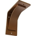 thumbnail image 1 of Ekena Millwork 3"W x 6"D x 6"H Morris Steel Bracket, Hammered Copper, 1 of 11