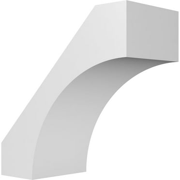Ekena Millwork 3"W x 6"D x 6"H Westlake Architectural Grade PVC Knee Brace
