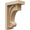thumbnail image 1 of 3"W x 6"D x 9"H Classic Alma Rough Cedar Woodgrain TimberThane Corbel, Primed Tan, 1 of 6