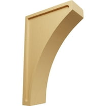 Ekena Millwork 3"W x 7 1/2"D x 12"H Extra Large Lawson Wood Corbel, Alder