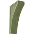 thumbnail image 1 of Ekena Millwork 3"W x 7 1/2"D x 12"H Extra Large Lawson Wood Vintage Decor Corbel, Restoration Green, 1 of 6