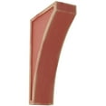 thumbnail image 1 of Ekena Millwork 3"W x 7 1/2"D x 12"H Extra Large Lawson Wood Vintage Decor Corbel, Salvage Red, 1 of 6