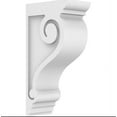 thumbnail image 1 of Ekena Millwork 3"W x 7"D x 14"H Standard Scroll Architectural Grade PVC Corbel, 1 of 9