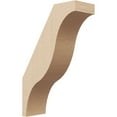 thumbnail image 1 of Ekena Millwork 3"W x 8"D x 12"H Funston Rough Cedar Woodgrain TimberThane Knee Brace, Primed, 1 of 6