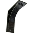 thumbnail image 1 of Ekena Millwork 3"W x 8"D x 8"H Morris Steel Bracket, Antiqued Silver, 1 of 11