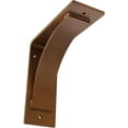 thumbnail image 1 of Ekena Millwork 3"W x 8"D x 8"H Morris Steel Bracket, Hammered Copper, 1 of 11