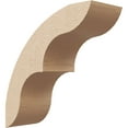 thumbnail image 1 of Ekena Millwork 3"W x 8"D x 8"H Ozark Rough Cedar Woodgrain TimberThane Knee Brace, Primed, 1 of 6