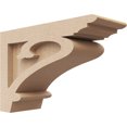 thumbnail image 1 of 3"W x 9"D x 6"H Classic Mayflower Rough Cedar Woodgrain TimberThane Corbel, Primed Tan, 1 of 6