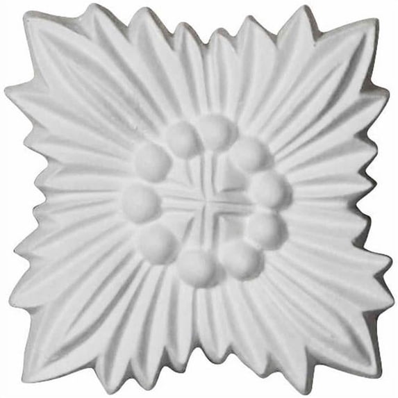 Ekena Millwork 3 x 3 x 0.5 in. Daniela Rosette