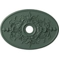 thumbnail image 1 of Ekena Millwork 30 3/4"W x 21 1/4"H x 3 7/8"ID x 1 5/8"P Alexa Ceiling Medallion (Fits Canopies up to 5 5/8"), Hand-Painted Cloud Burst, 1 of 6