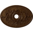 thumbnail image 1 of Ekena Millwork 30 3/4"W x 21 1/4"H x 3 7/8"ID x 1 5/8"P Alexa Ceiling Medallion (Fits Canopies up to 5 5/8"), Hand-Painted Root Beer Crackle, 1 of 6