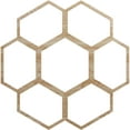 thumbnail image 1 of Ekena Millwork 30"OD x 10 1/2"ID x 3/8"T Florin Wood Fretwork Pierced Ceiling Medallion, Red Oak, 1 of 3