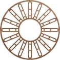 thumbnail image 1 of Ekena Millwork 30"OD x 10 7/8"ID x 3/8"T Hale Wood Fretwork Pierced Ceiling Medallion, Walnut, 1 of 3