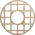 thumbnail image 1 of Ekena Millwork 30"OD x 10 7/8"ID x 3/8"T O'Neal Wood Fretwork Pierced Ceiling Medallion, Red Oak, 1 of 3