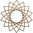 thumbnail image 1 of Ekena Millwork 30"OD x 11 1/2"ID x 3/8"T Eleanor Wood Fretwork Pierced Ceiling Medallion, Walnut, 1 of 3