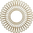 thumbnail image 1 of Ekena Millwork 30"OD x 11 1/8"ID x 3/8"T Cornelius Wood Fretwork Pierced Ceiling Medallion, Hickory, 1 of 3