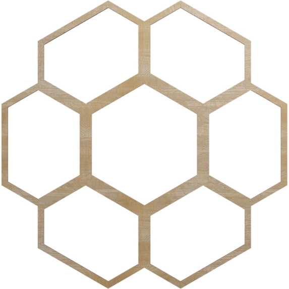 Ekena Millwork 30"OD x 12 3/4"ID x 1/4"T Florin Wood Fretwork Pierced Ceiling Medallion, Birch