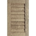 thumbnail image 1 of Ekena Millwork 30"W x 12"H Timberthane Rough Sawn Vertical Faux Wood Non-Functional Gable Vent, Primed Tan, 1 of 5