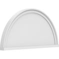 thumbnail image 1 of Ekena Millwork 30"W x 15"H x 2"P Half Round Smooth Architectural Grade PVC Pediment, 1 of 7