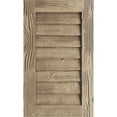 thumbnail image 1 of Ekena Millwork 30"W x 18"H Timberthane Sandblasted Vertical Faux Wood Non-Functional Gable Vent, Primed Tan, 1 of 5