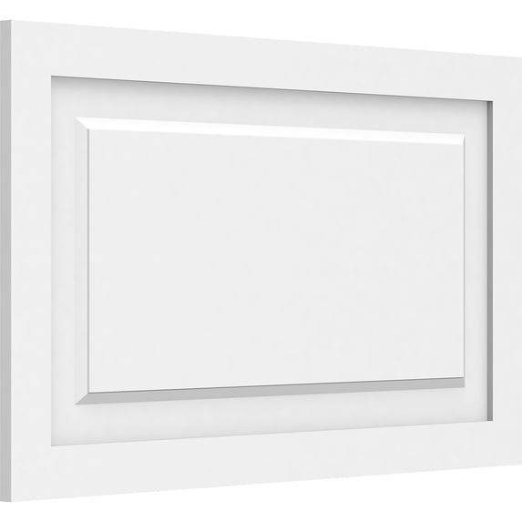 Ekena Millwork 30"W x 18"H x 5/8"P Harrison Raised Panel Decorative Wall Panel