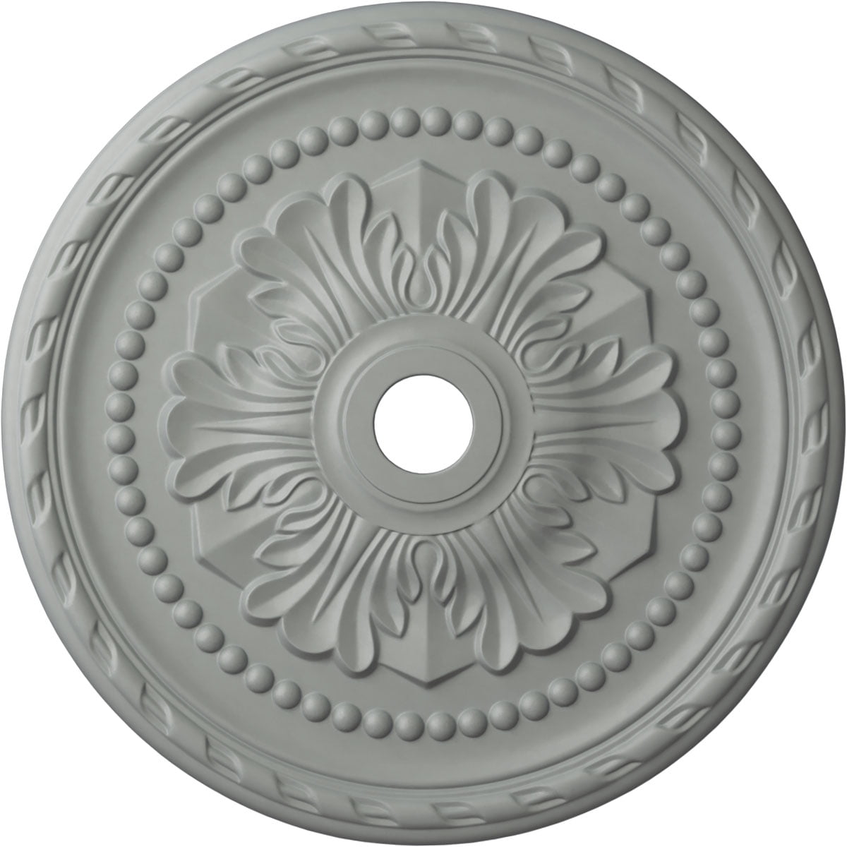 Palmetto 31.5" White Polyurethane Ceiling Medallion