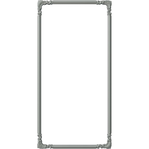 Ekena Millwork 31"W x 62"H Ashford Panel Moulding Kit (Single Panel)