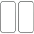 thumbnail image 1 of Ekena Millwork 31"W x 62"H Bulwark Rope Panel Moulding Kit (Double Panel), 1 of 10