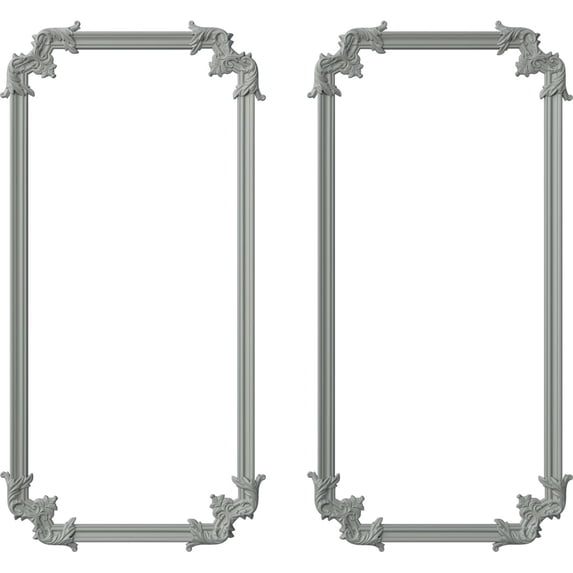 Ekena Millwork 31"W x 62"H Oxford Panel Moulding Kit (Double Panel)